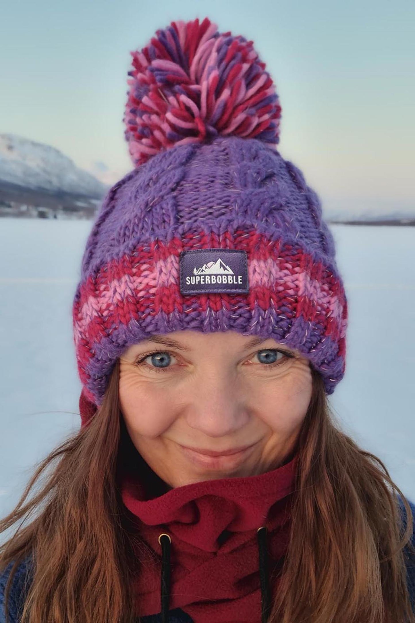 Berries Cable Knit Hat