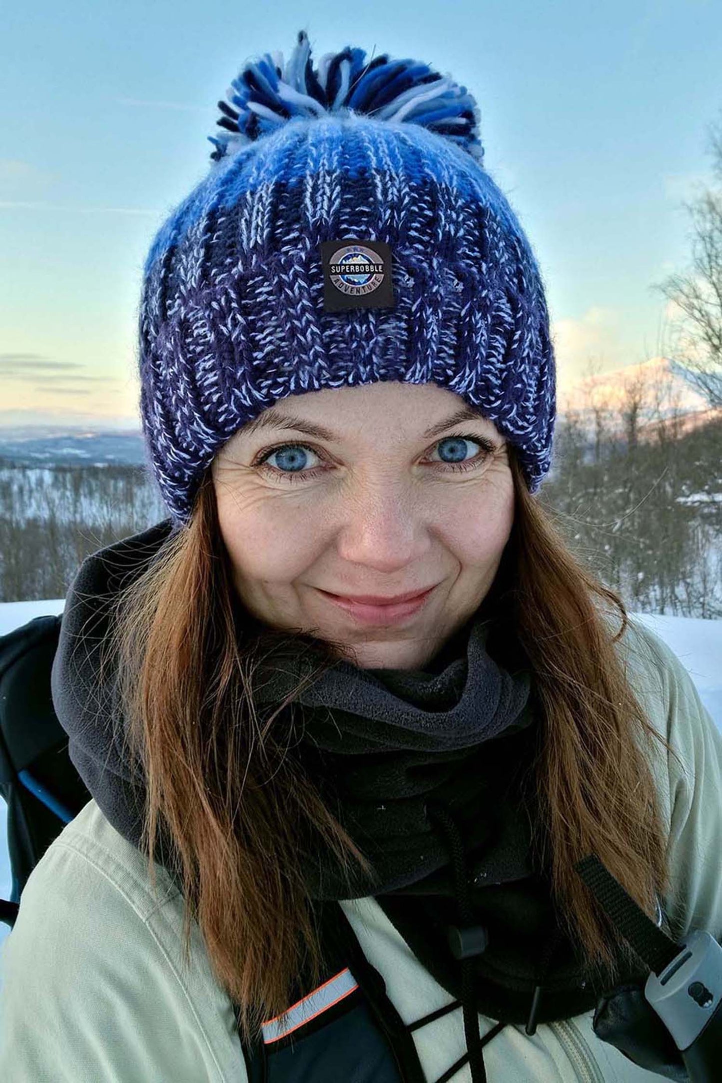 Blue Gradient Rib Hat