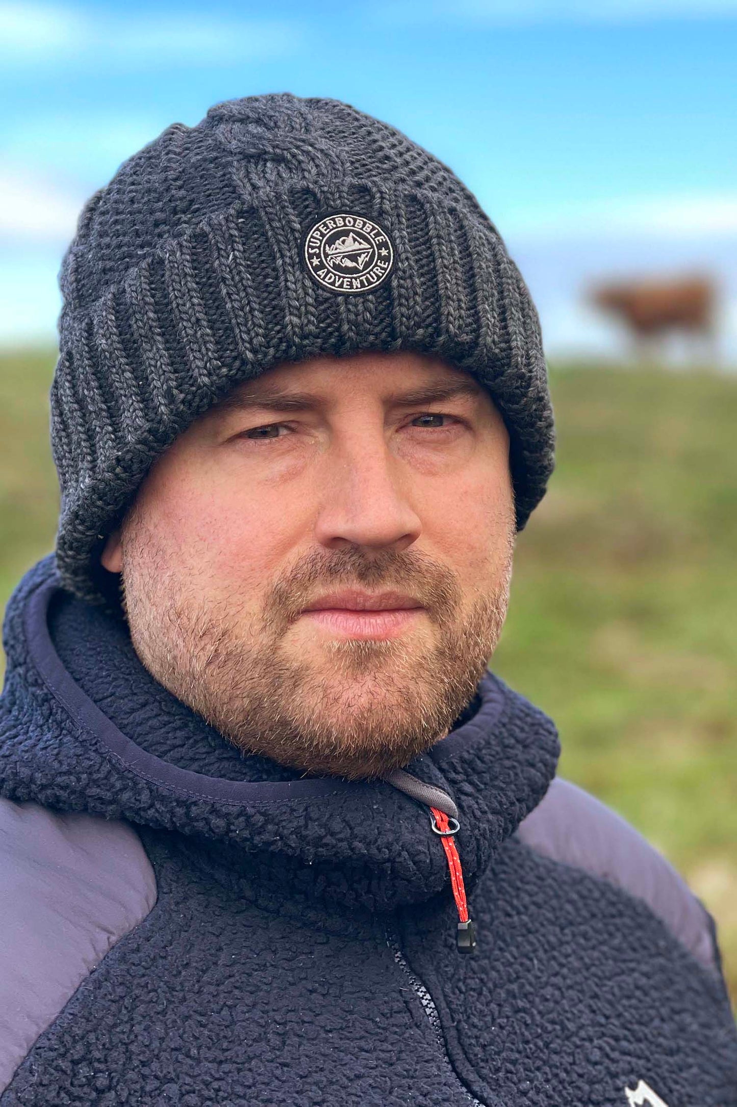 Fisherman's Charcoal Beanie Hat