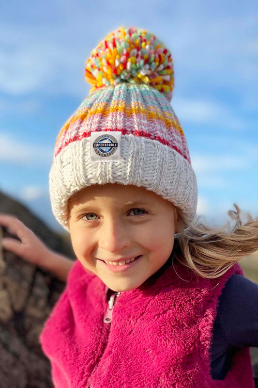 Kids Aurora Rib Knit Hat