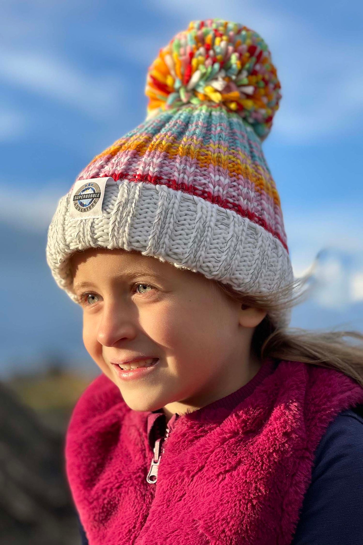 Kids Aurora Rib Knit Hat