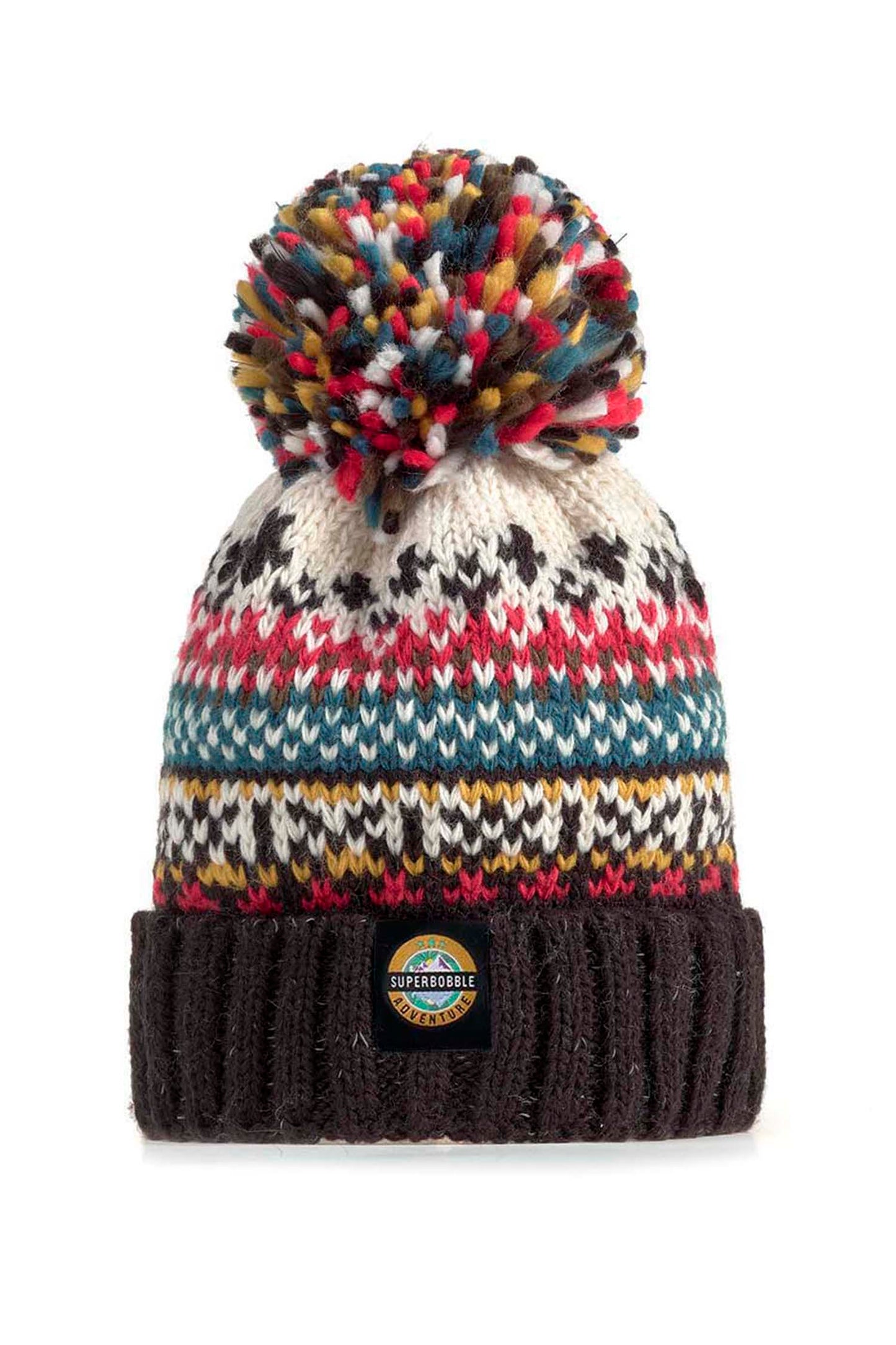 Kids Jet Black Nordic Knit Hat