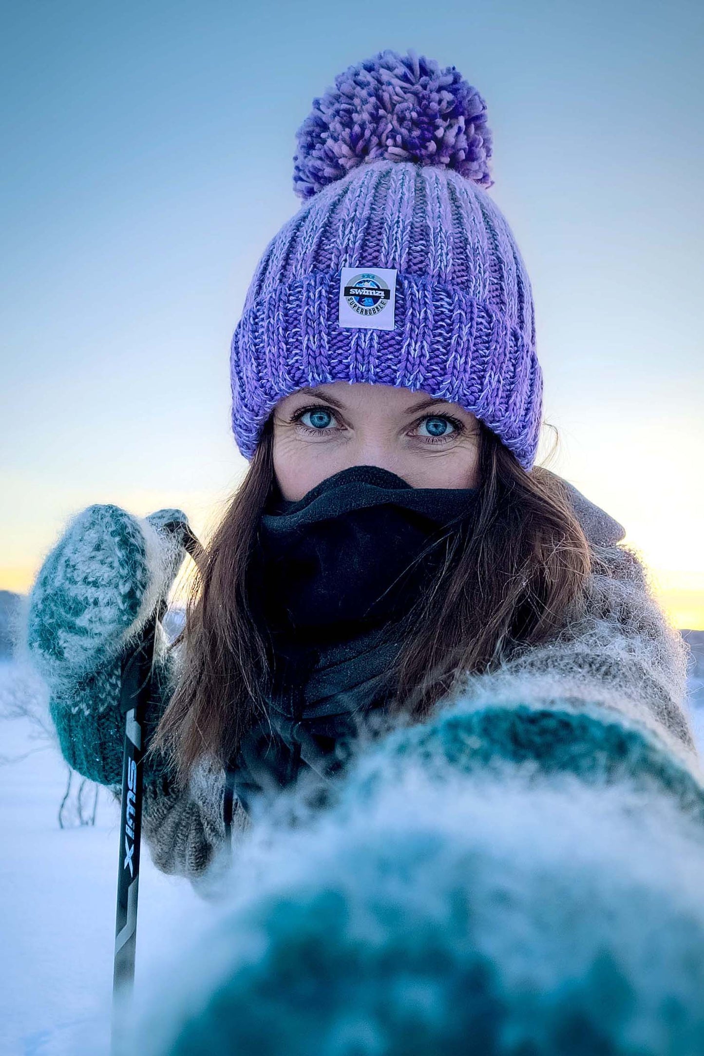Lavender Gradient Rib Hat
