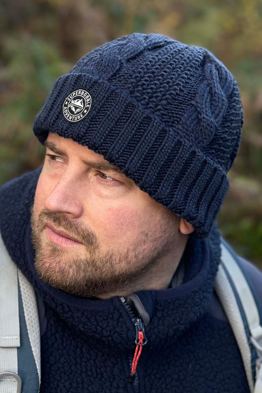 Fisherman's Deep Navy Beanie Hat
