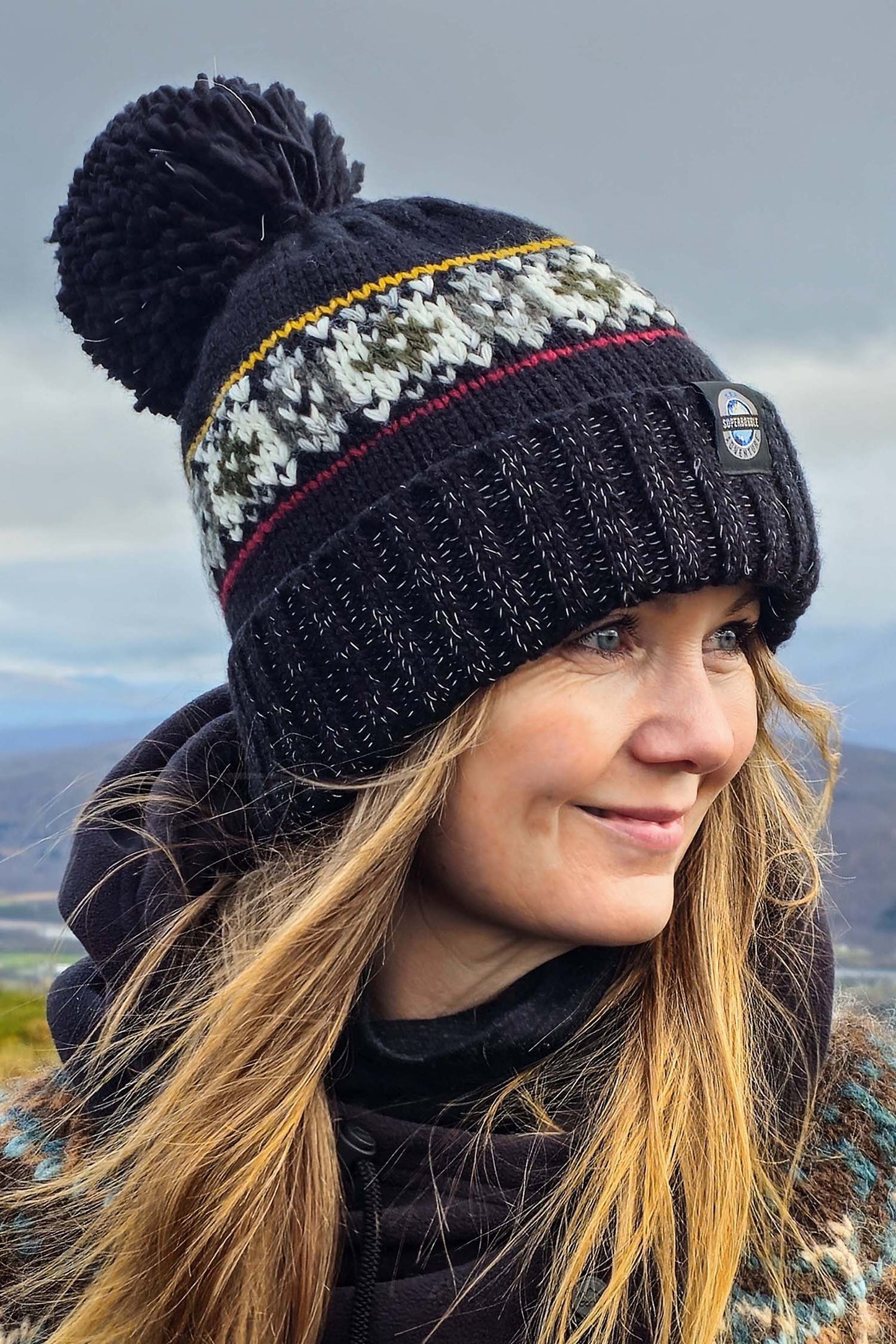 Shadow Pine Fairisle Knit Hat