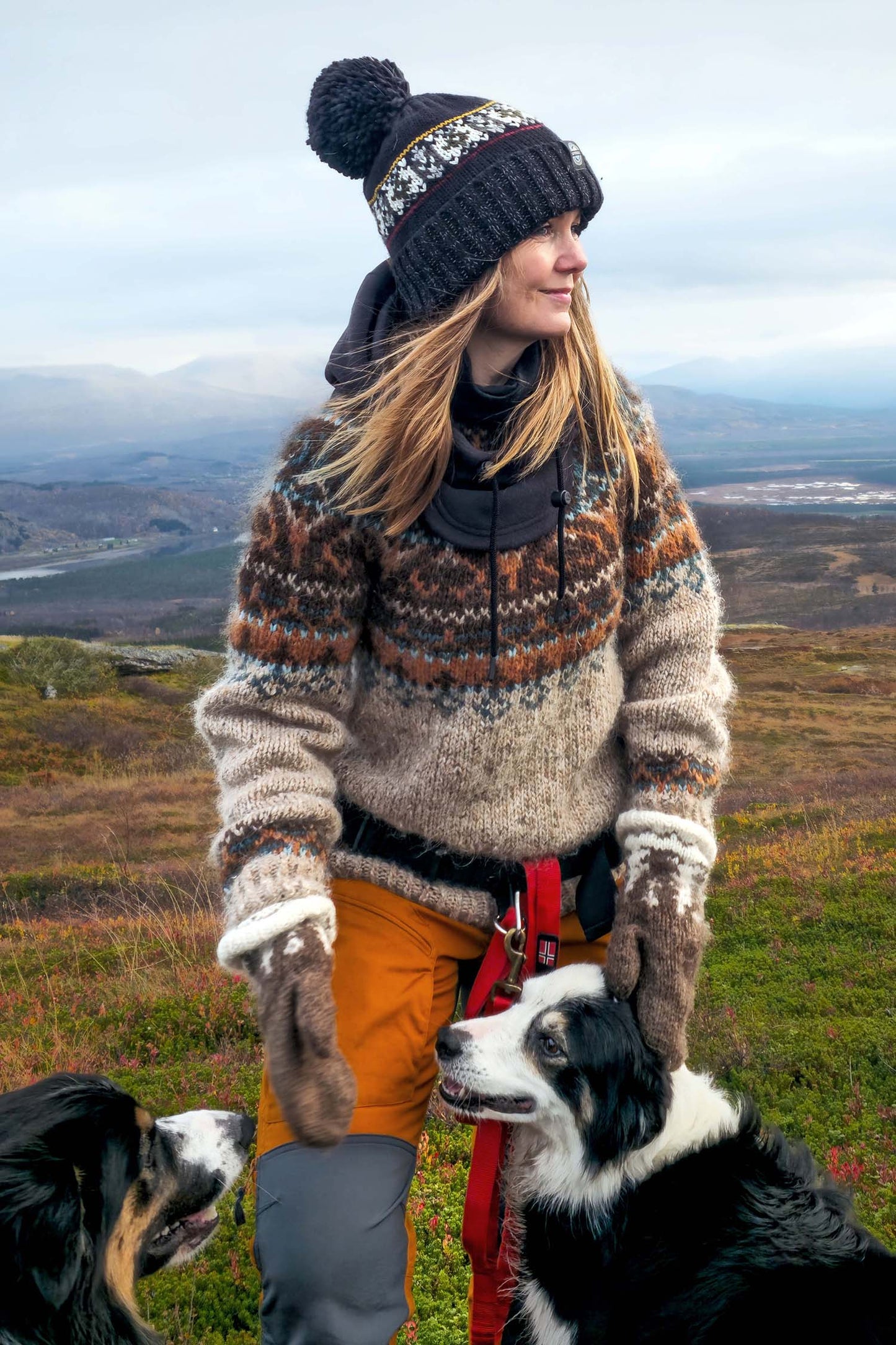 Shadow Pine Fairisle Knit Hat