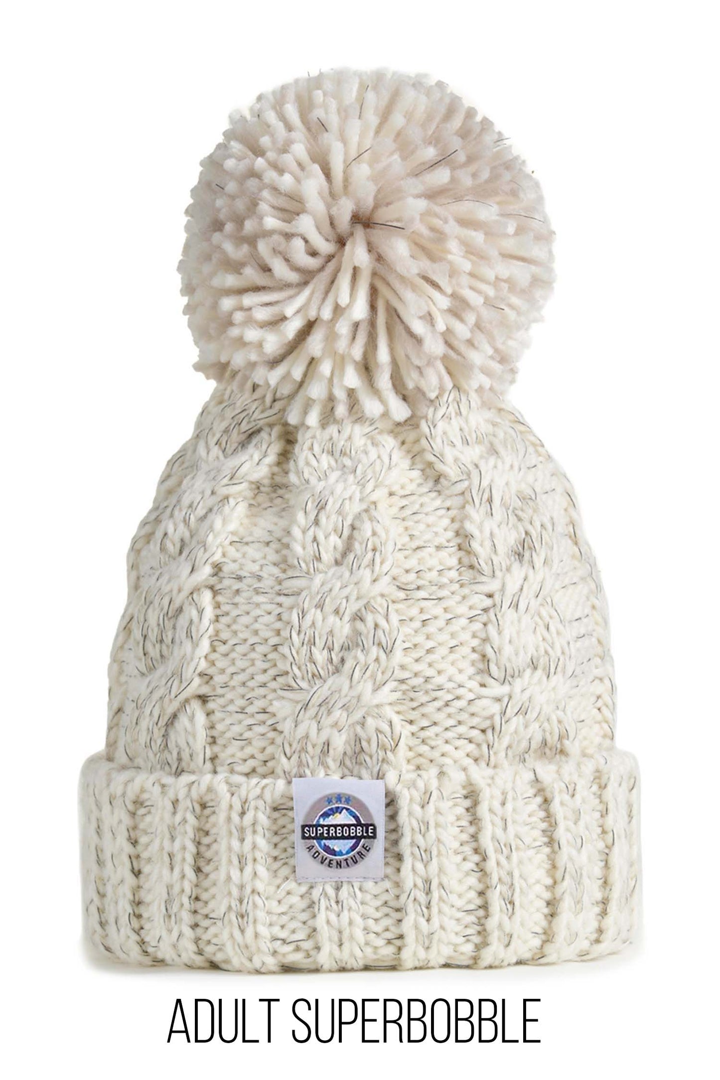 Oatmeal Cable Hat Bundle