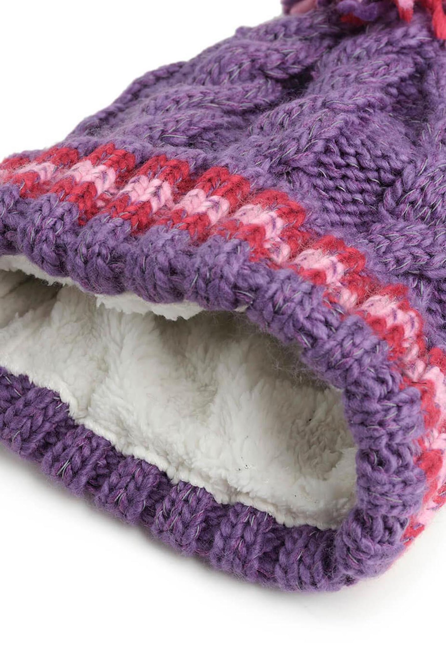 Berries Cable Knit Hat