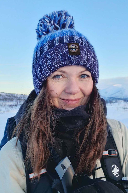 Blue Gradient Rib Hat