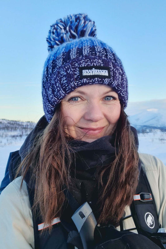 Blue Gradient Rib Hat