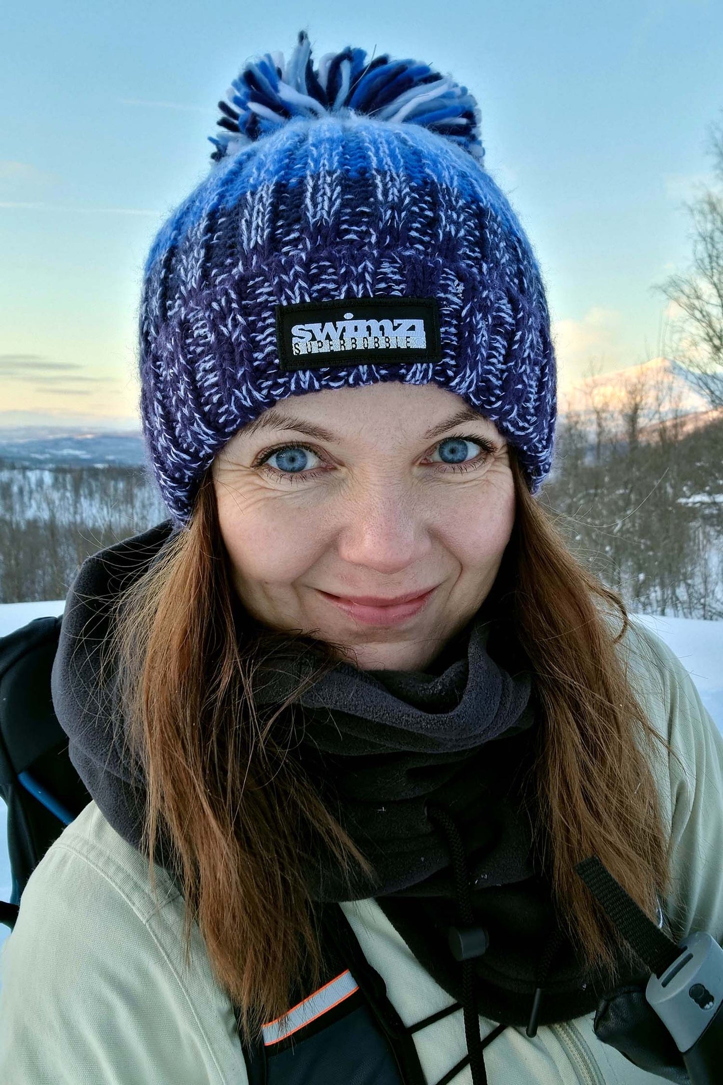 Blue Gradient Rib Hat