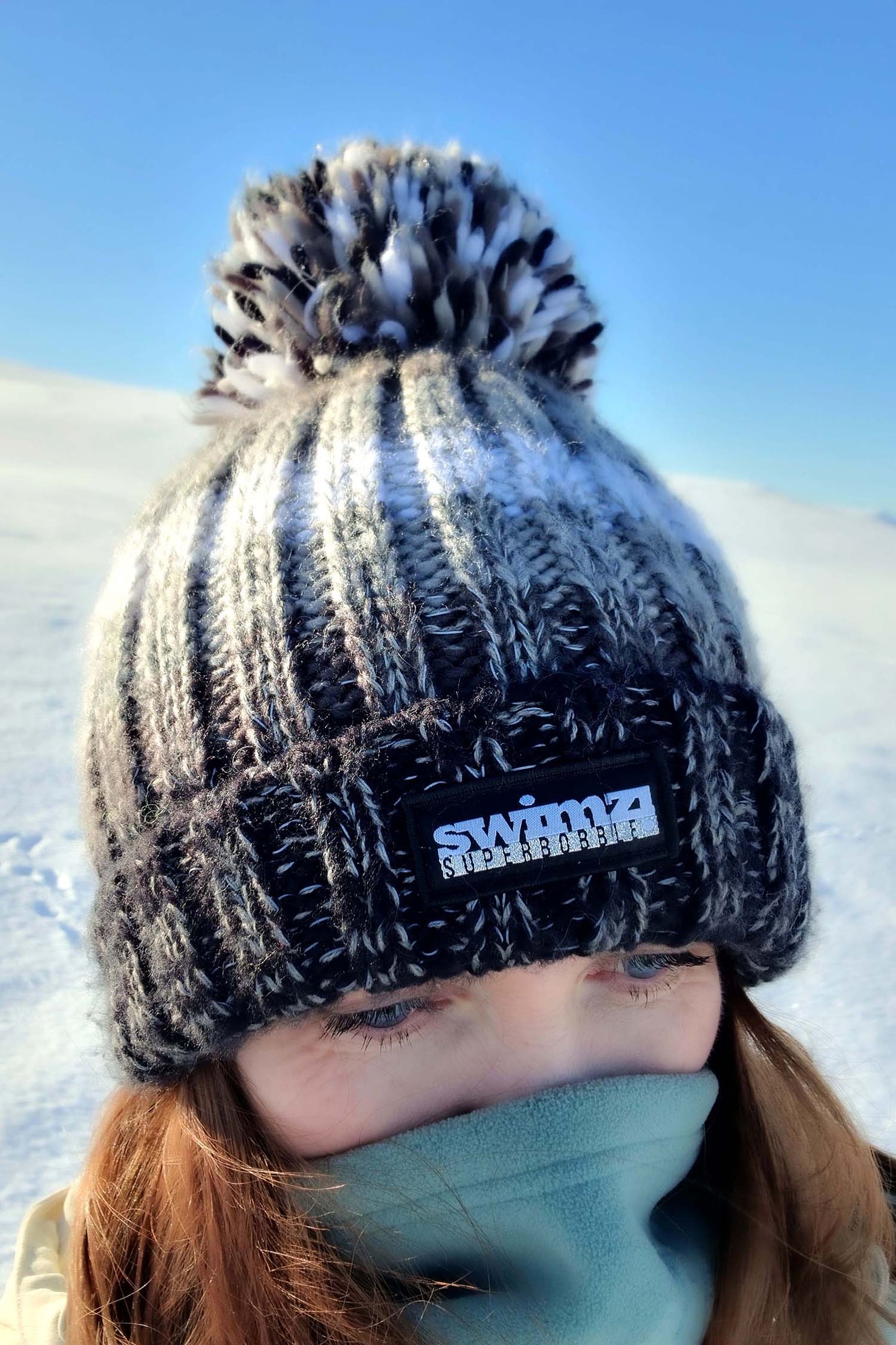 Gradient Dark Winter Sky Hat