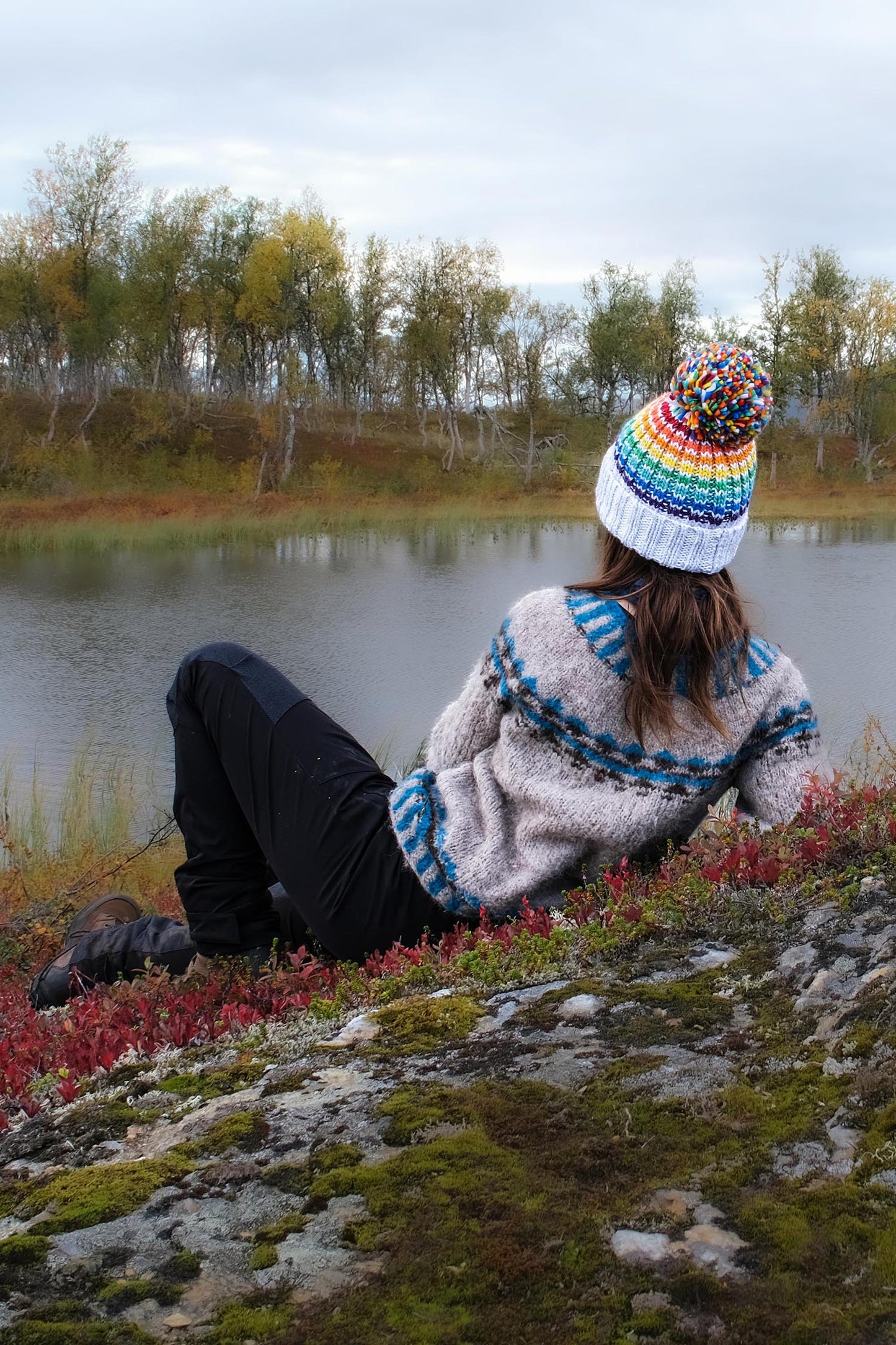 Glacier Rainbow Reflective Hat