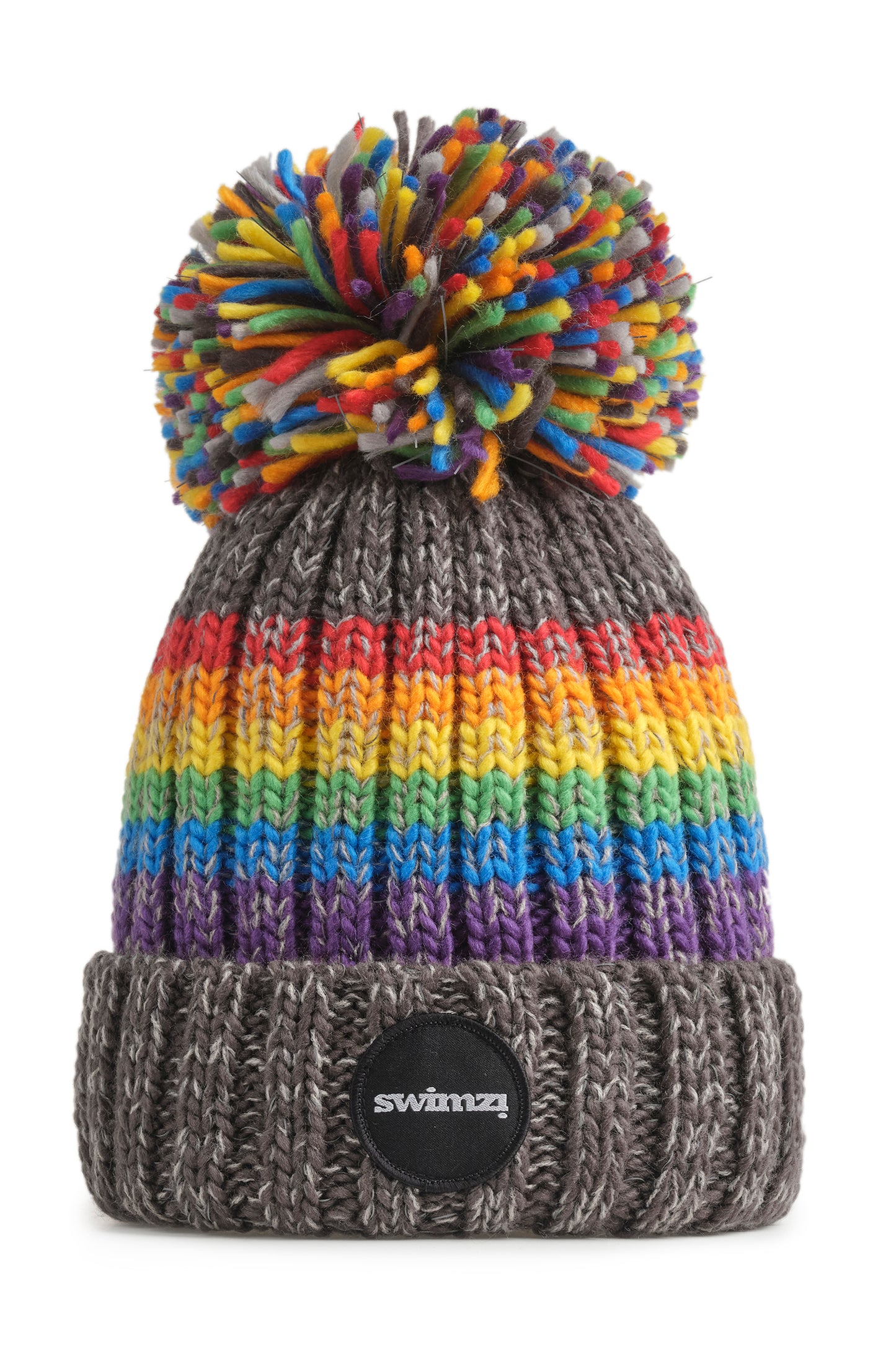 Graphite Rainbow Hat