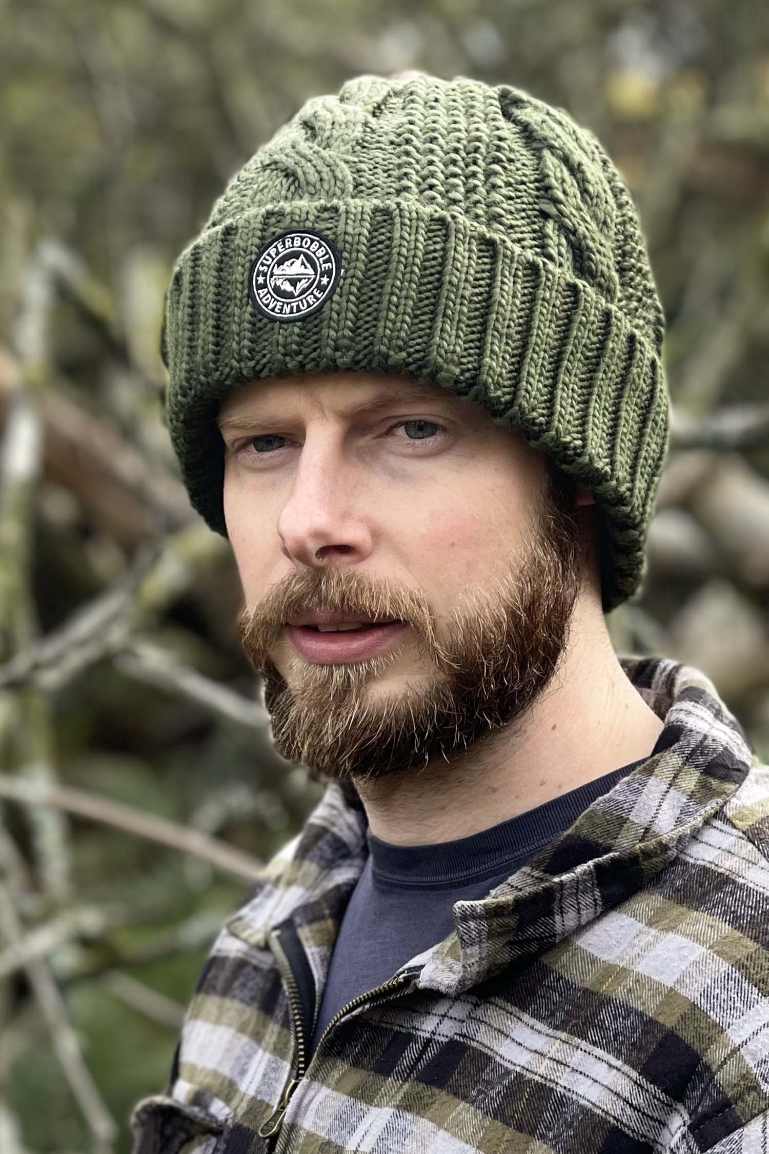 Fisherman's Greenland Reflective Cable Beanie Hat – SuperBobble