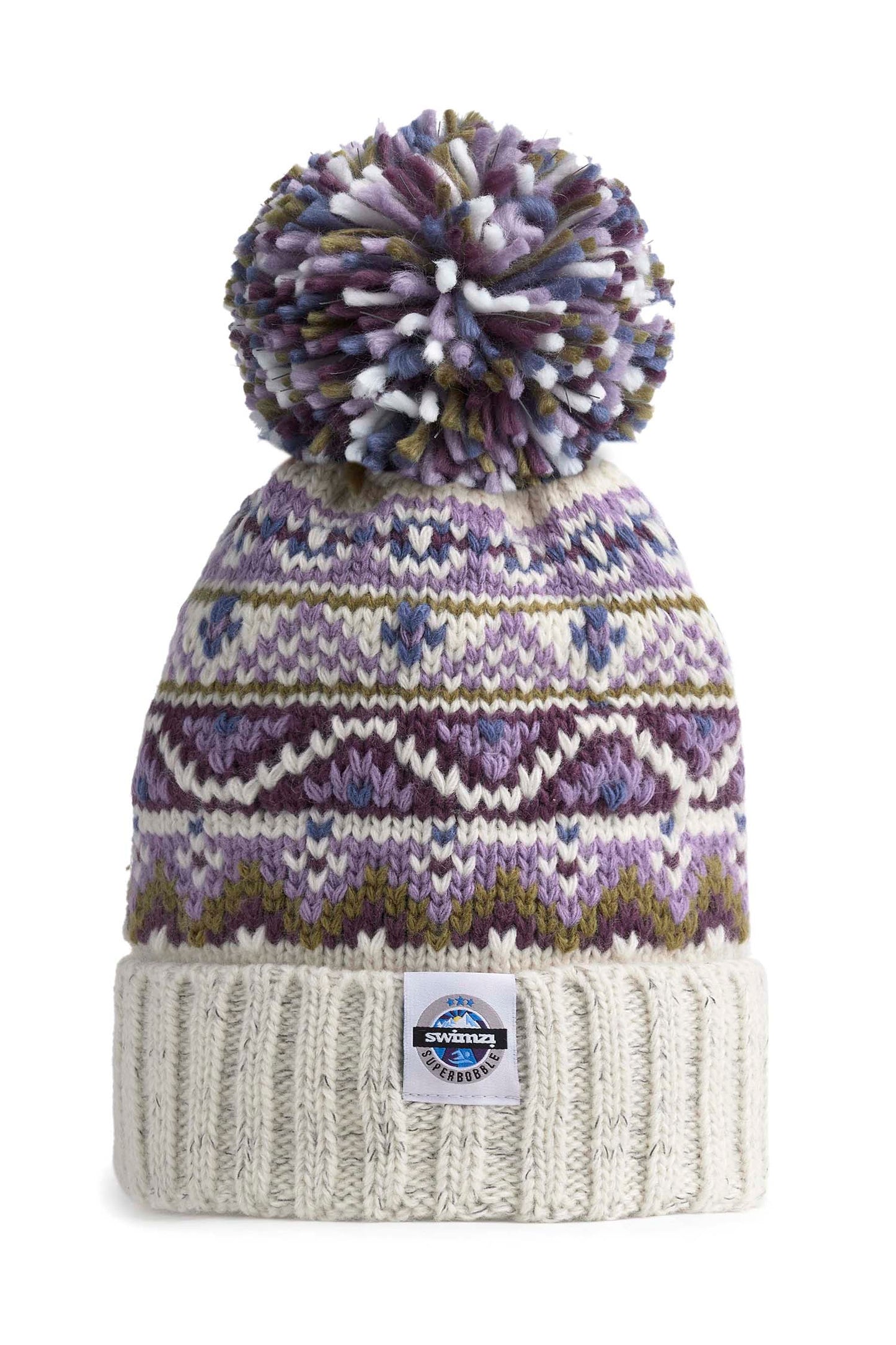 Heather Fairisle Knit Hat