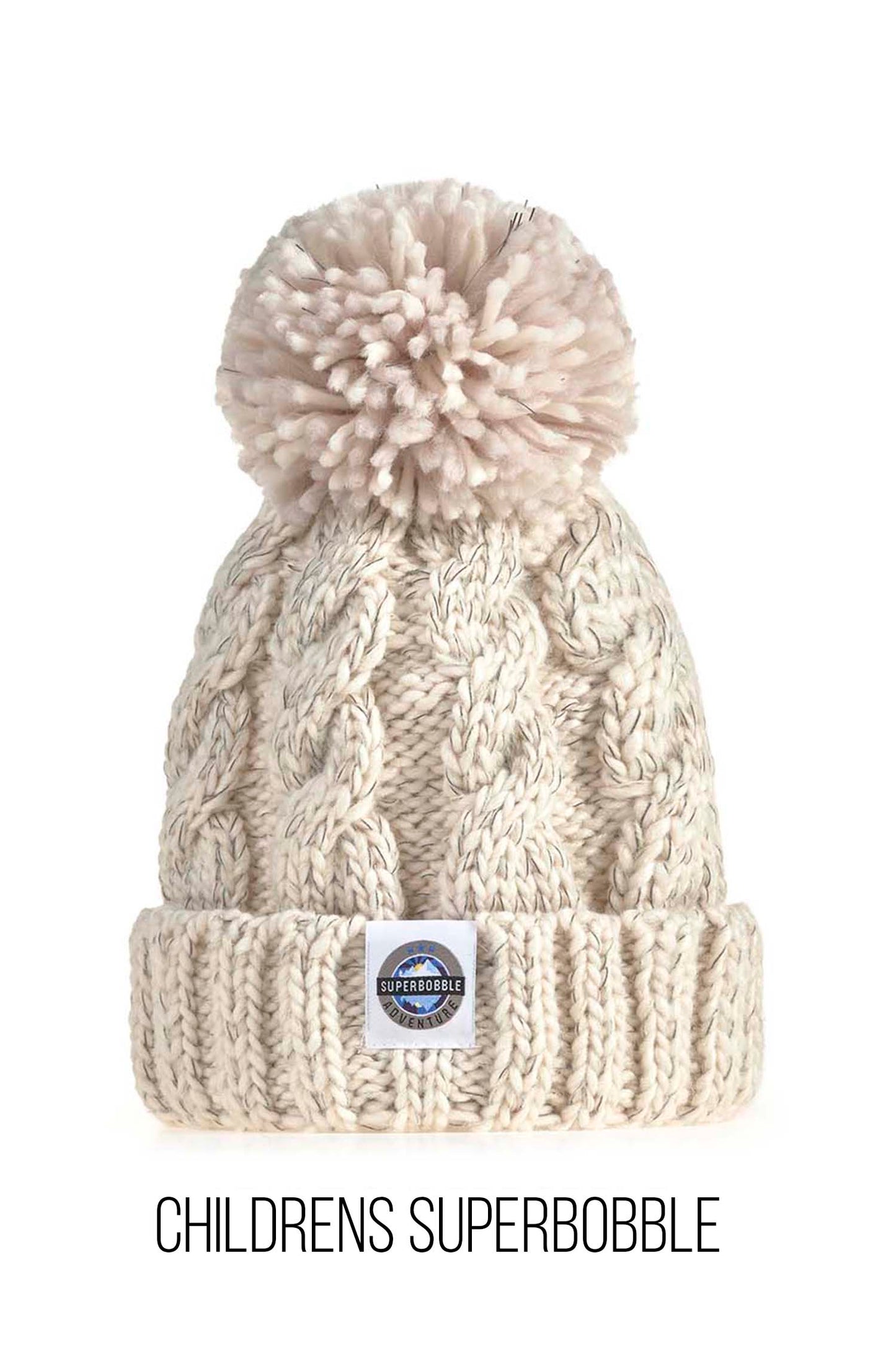 Oatmeal Cable Hat Bundle