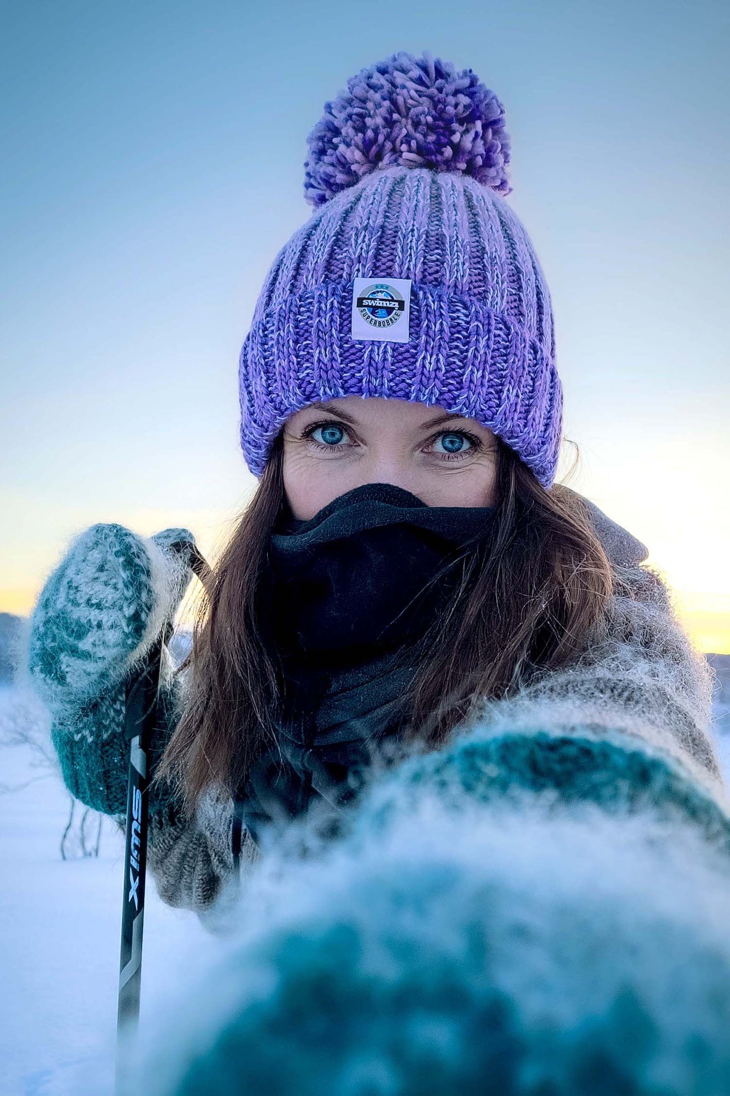 Lavender Gradient Rib Hat