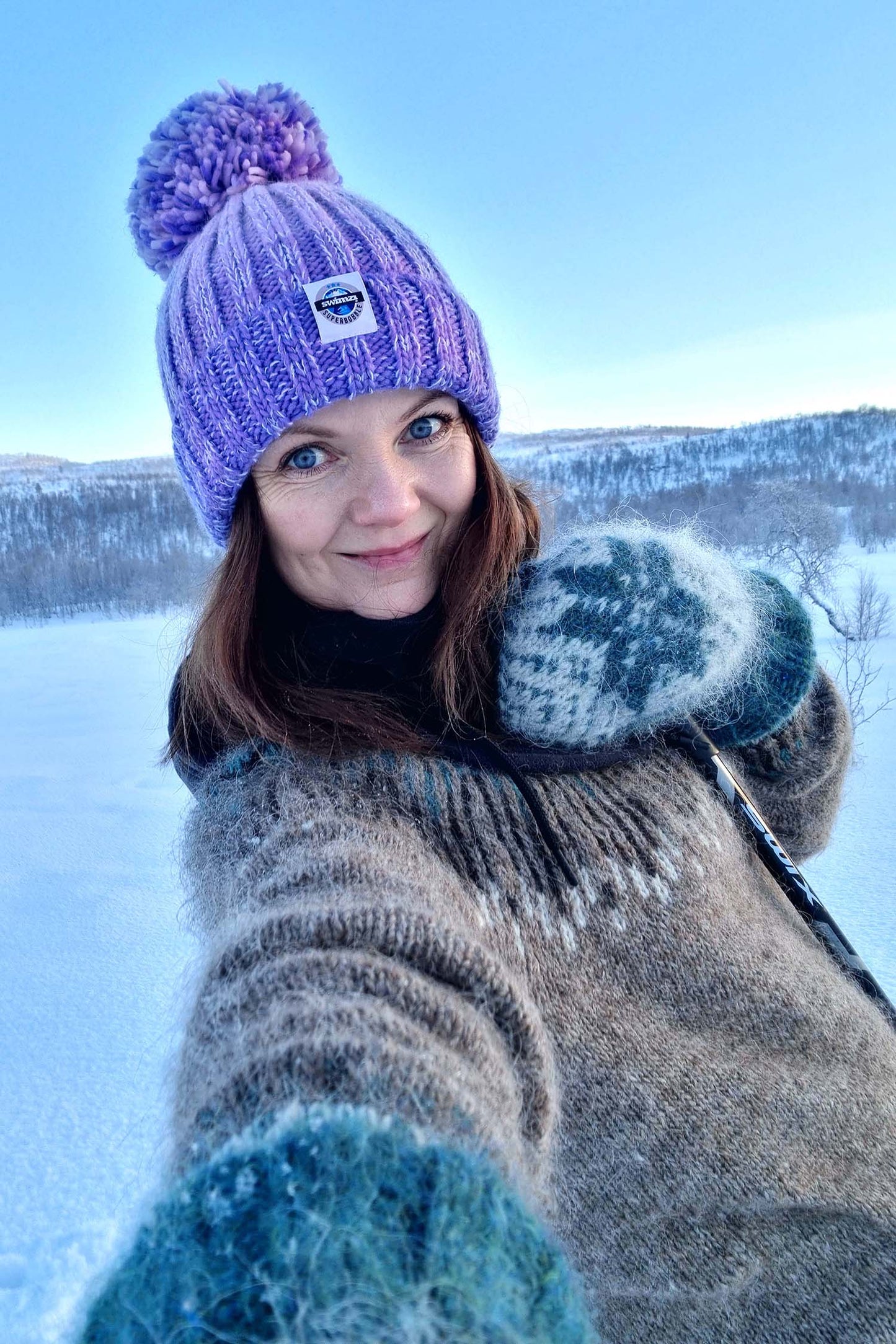 Lavender Gradient Rib Hat