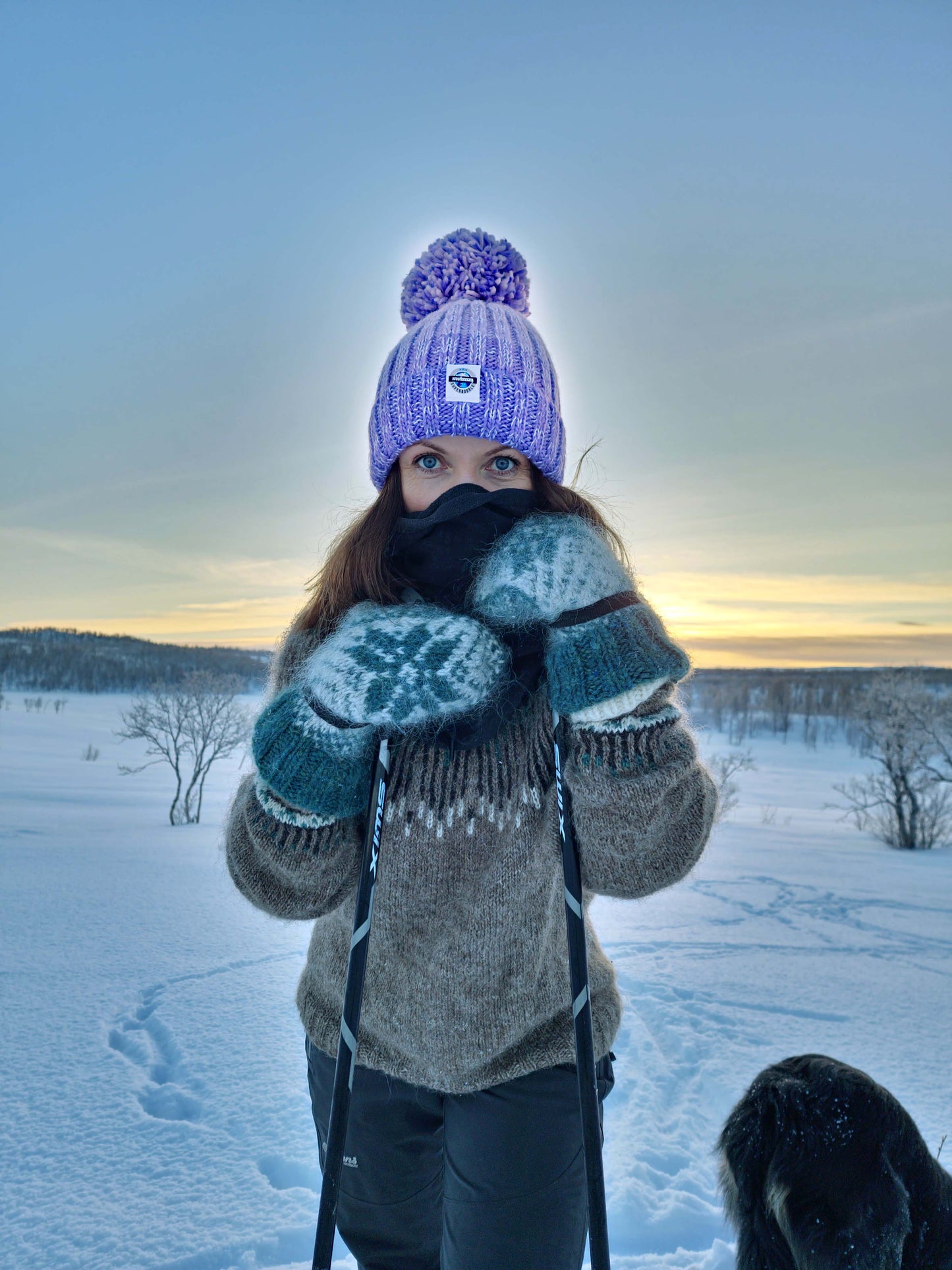 Lavender Gradient Rib Hat