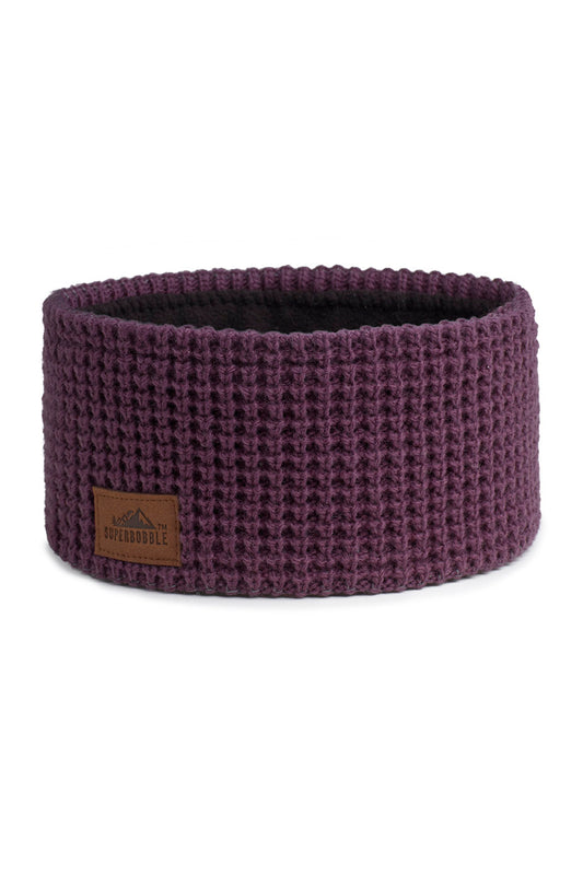 Lin headband - Aubergine