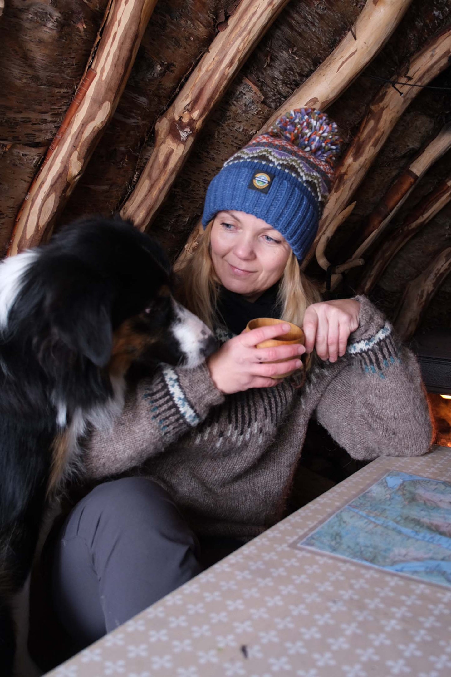 Ocean  Fairisle Knit Hat