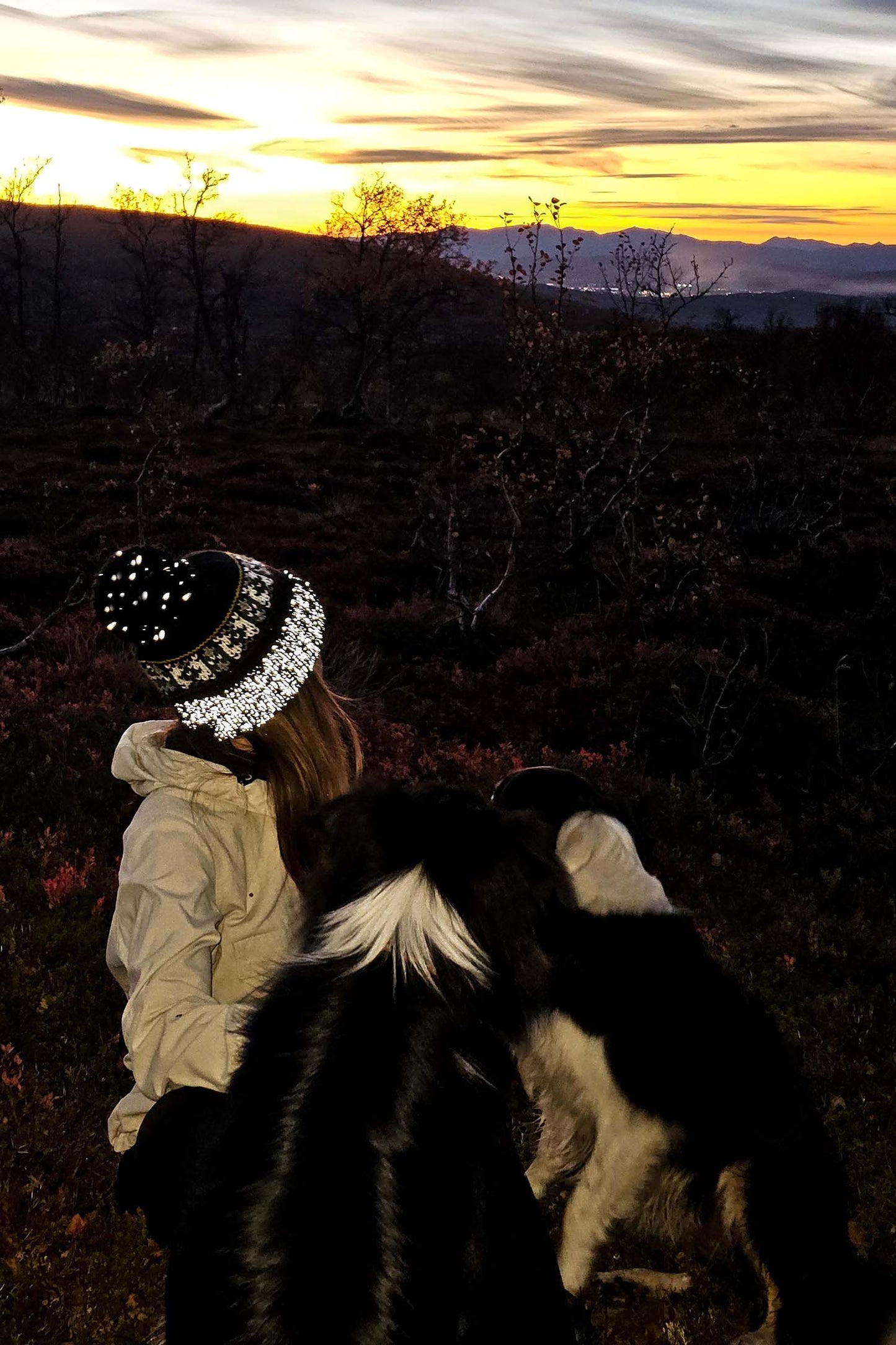 Shadow Pine Fairisle Knit Hat