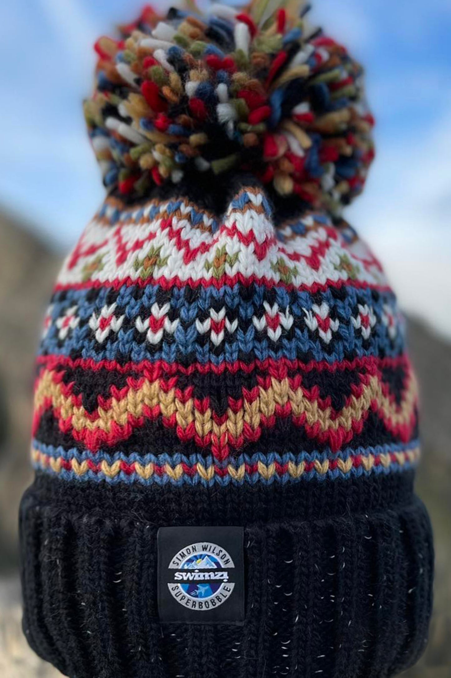 Simon Wilson Fairisle Knit Hat