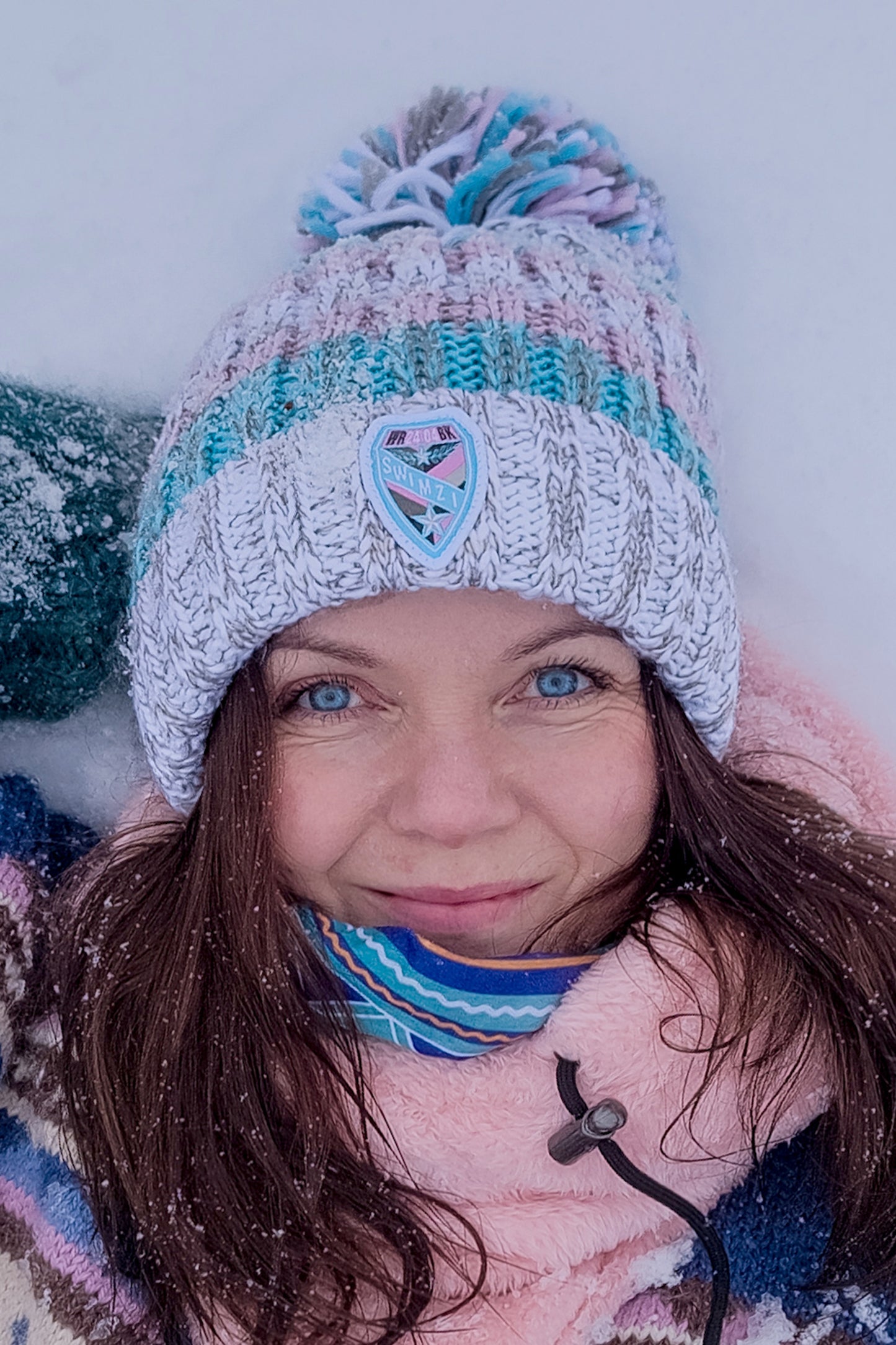 Winter Pastels Reflective Hat