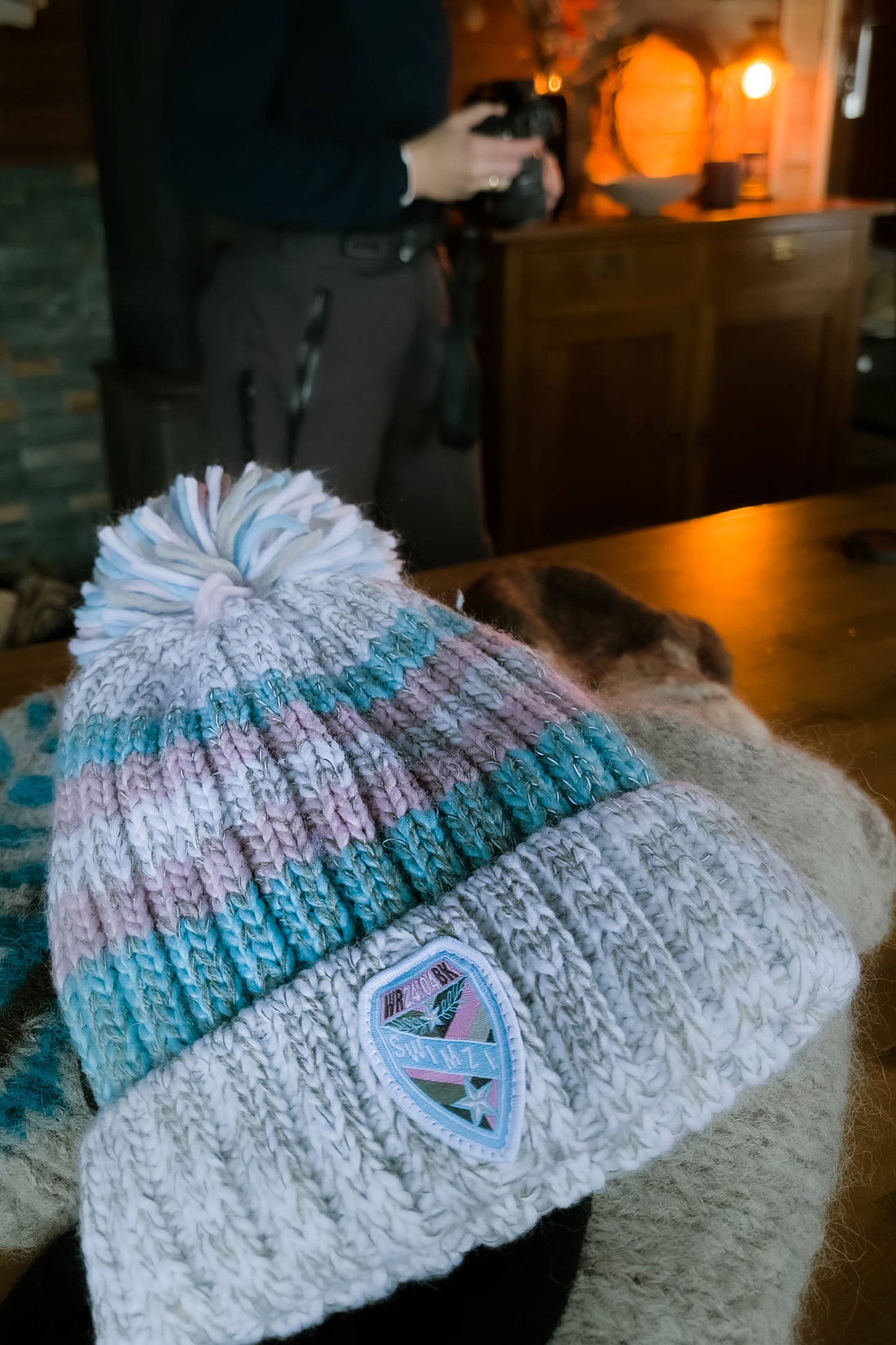 Winter Pastels Reflective Hat