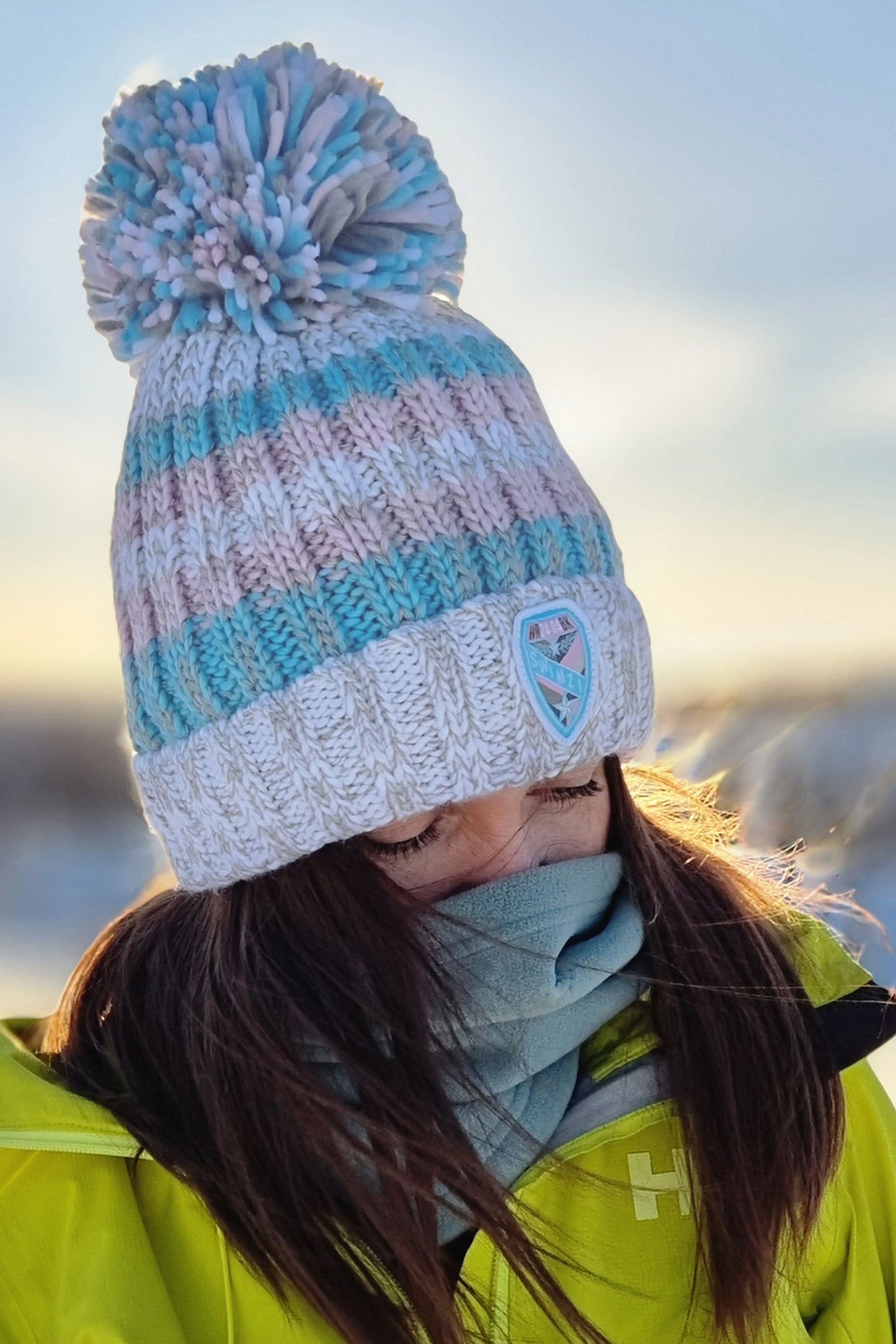 Winter Pastels Reflective Hat